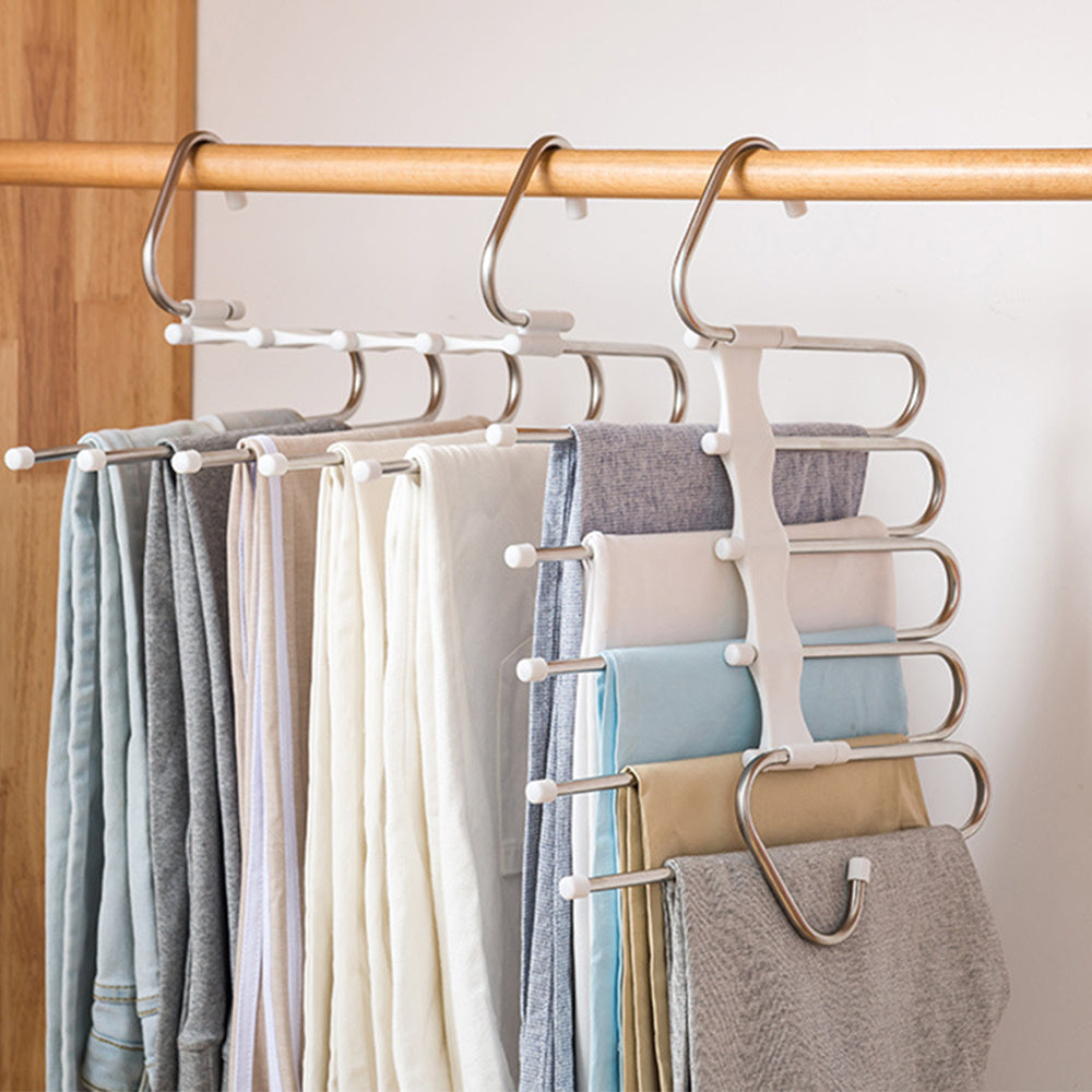 Multi functional 5 In 1 Wardrobe Hanger