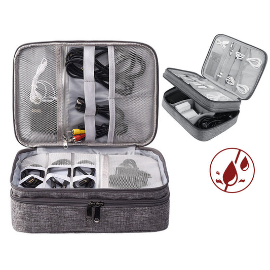 Travel Cable Organizer Bag Waterproof Portable